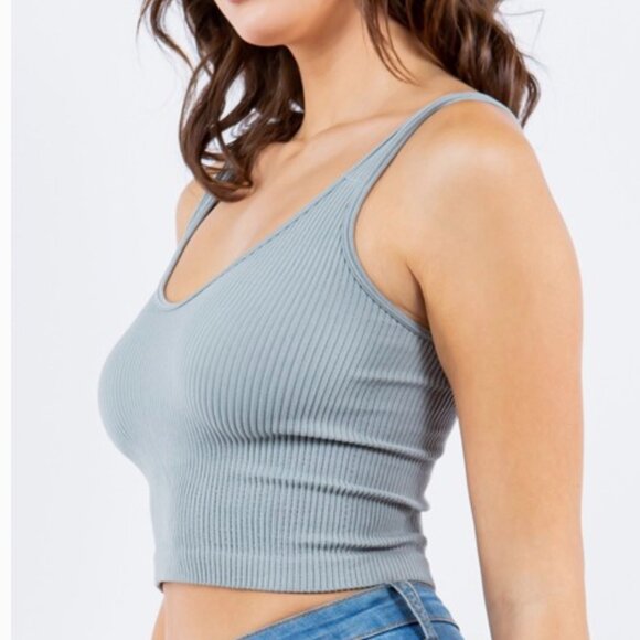 Anemone Ribbed Seamless Tank Top - Picture 1 of 4